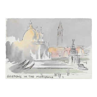 Shadows in the Mist Venice by Ivy Attwell For Sale