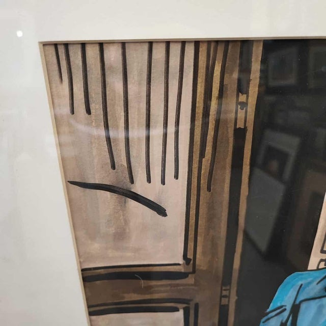 Plastic Max Hamlet, Animal Heads, Acrylic Painting on Board, Framed For Sale - Image 7 of 14