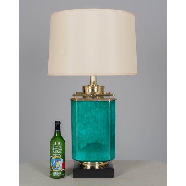 Mid Century Edwin Cole Stiffel Lamp For Sale - Image 11 of 11