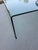 Curved clear glass coffee table, 100 x 100 cm The item is in perfect condition