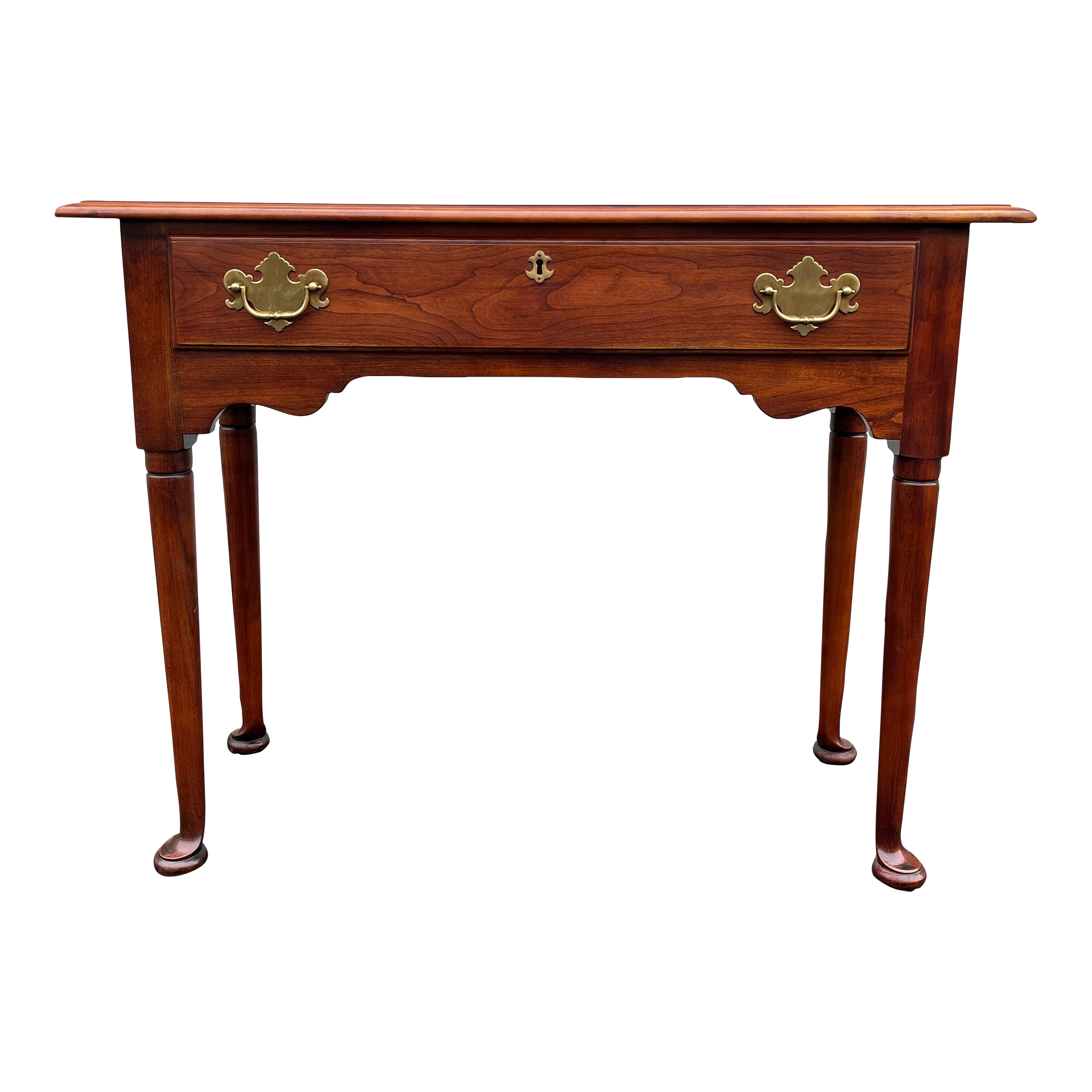 Statton Trutype 50th Anniversary Solid Cherry Console Table | Chairish