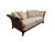 Postmodern Flared Arm Tuxedo Sofa in Textured Velvet For Sale - Image 4 of 18