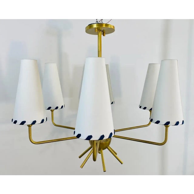 Mid-Century Modern Mid-Century Modern Style 6 Lights Sputnik Chandelier For Sale - Image 3 of 11