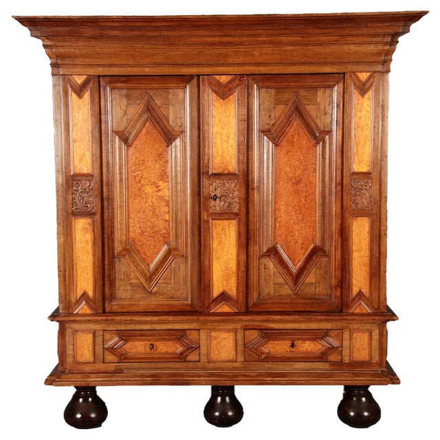 Baroque Cabinet, Northern Germany, 18th Century For Sale