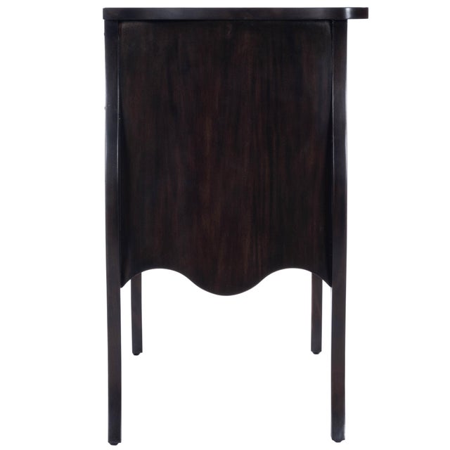 Rochelle 2 Drawer Chest, Dark Brown For Sale - Image 9 of 12