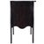 Rochelle 2 Drawer Chest, Dark Brown For Sale - Image 9 of 12
