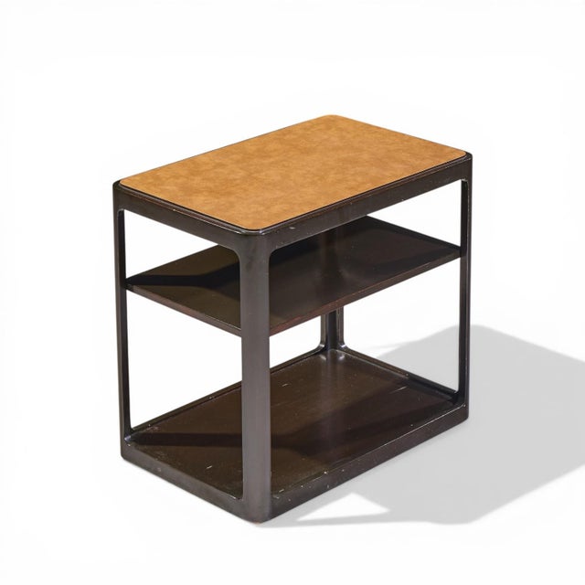 Roger Sprunger for Dunbar Mid Century Mahogany Side Table For Sale - Image 9 of 10