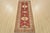 Farmhouse Kazak Runner 2’7” X 6’8” Red Wool Tribal Hand-Knotted Oriental Rug For Sale - Image 3 of 10