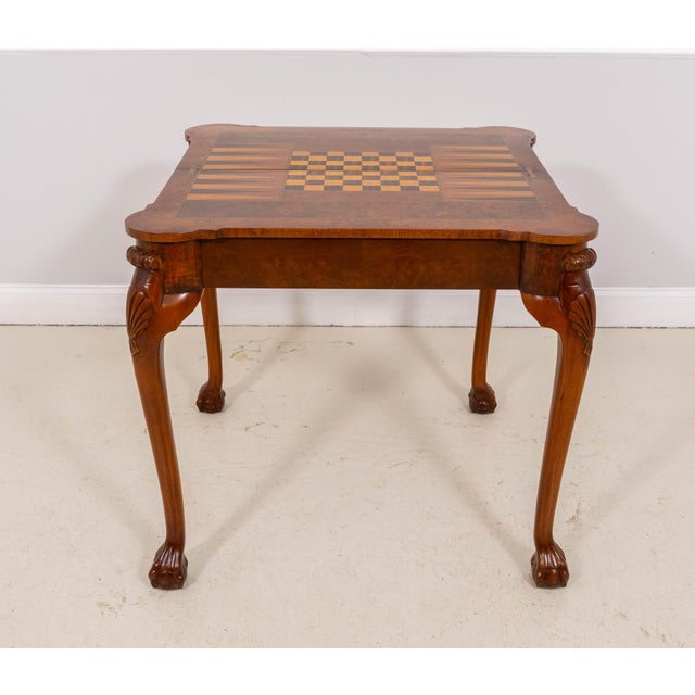 AGE Approx: 30 Years Old DETAILS Walnut Ball And Claw Feet Nice Carved Details High Quality Construction Nice Inlay Work...