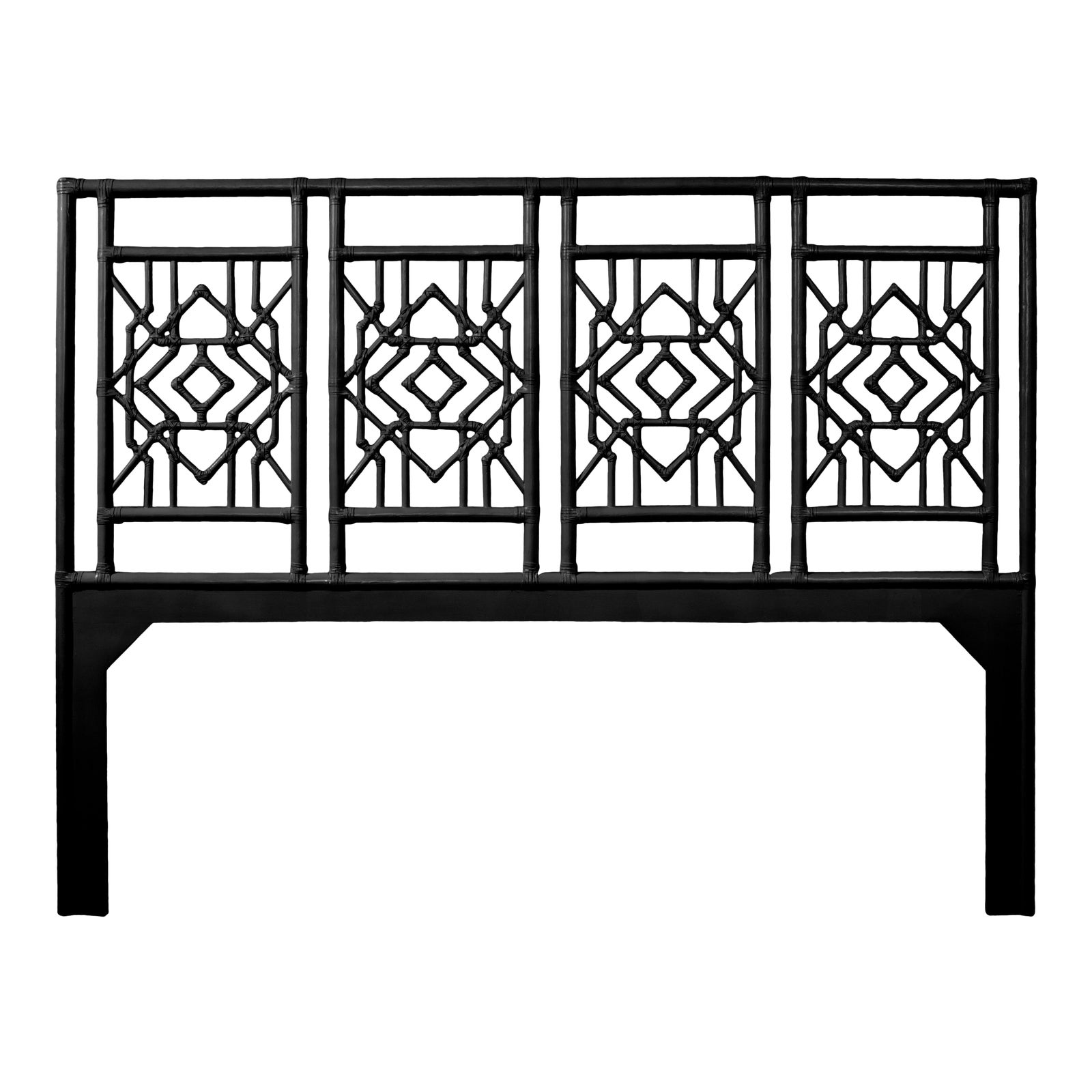 Tulum Headboard King Black Chairish