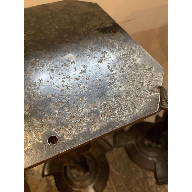 Metal Vintage Cast Iron Tables of Female Figures, 1920s For Sale - Image 7 of 14