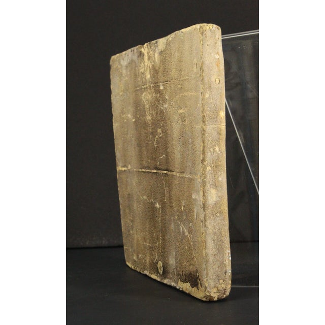 Off-white 19th C. Persian Glazed Earthenware Polychrome Tile With Man's Portrait For Sale - Image 8 of 11