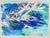 Abstract Expressionism 1970s High Seas Sailing, LeRoy Neiman For Sale - Image 3 of 7