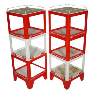 Vintage Pop Art Display Shelves from Coca-Cola, 1970s, Set of 2 For Sale