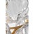 Metal Julie Neill for Visual Comfort Signature Caselli 15" Sconce in Gild with Clear Glass For Sale - Image 7 of 12