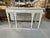 Maitland-Smith lacquered white console table – neoclassical style with carved detaila refined and elegant maitland-smith...