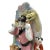 Pink Vintage Chinese Hand-Crafted Porcelain Medicine King Sculpture For Sale - Image 8 of 10
