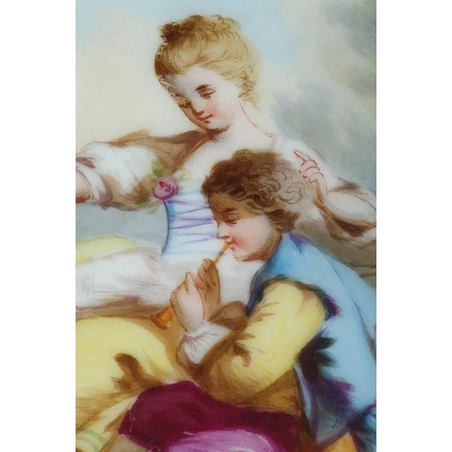 19th-Century Blue Porcelain Cup in the style of Sevres For Sale - Image 3 of 11