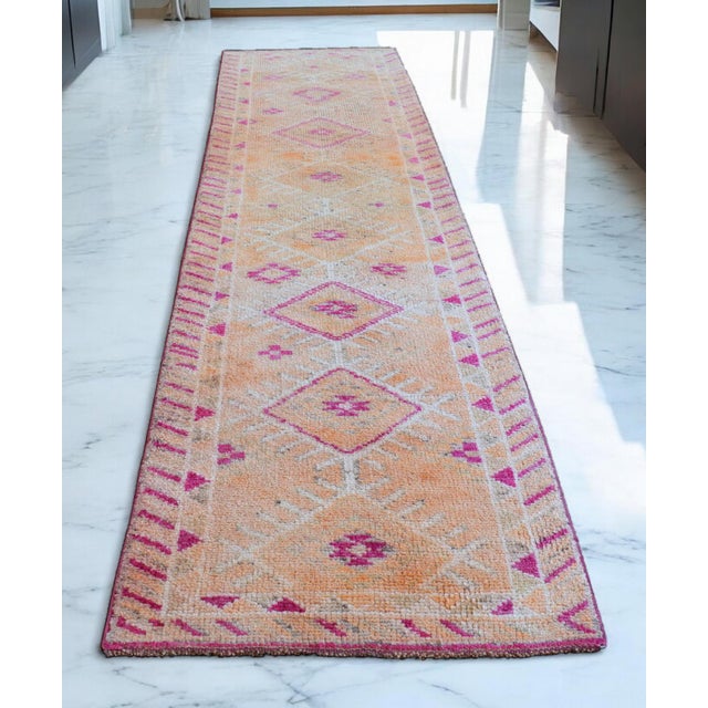 Tribal 1960s Vintage Kurdish Runner For Sale - Image 3 of 12