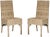 18''H Rattan Side Chair in Natural Unfinished - a Pair For Sale - Image 11 of 11
