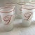Vintage Federal Frosted Highball Glasses Embossed With a Cursive Red D- Set of 8 For Sale - Image 12 of 13