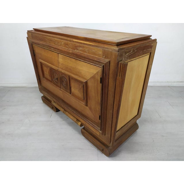 Charles Dudouyt Brutalist Art Deco Buffet by Charles Dudouyt, 1930s For Sale - Image 4 of 18