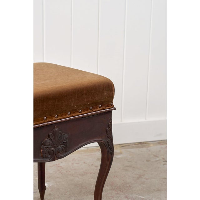 Metal 19th Century Carved Piano Stool For Sale - Image 7 of 8