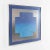 Blue and Silver Abstract Print This print measures: 24 wide x 1 deep x 24 inches high We take our photos in a controlled...