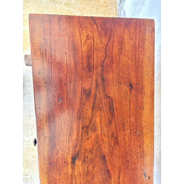 Late 19th Century Italian Walnut Fratino Style Console Table For Sale - Image 10 of 12