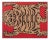 Tibetan Tiger Throw, Rosso For Sale