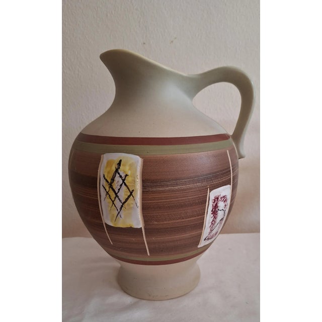 1970s Vintage German Ceramic Vase by Scheurich, 1970s For Sale - Image 5 of 5