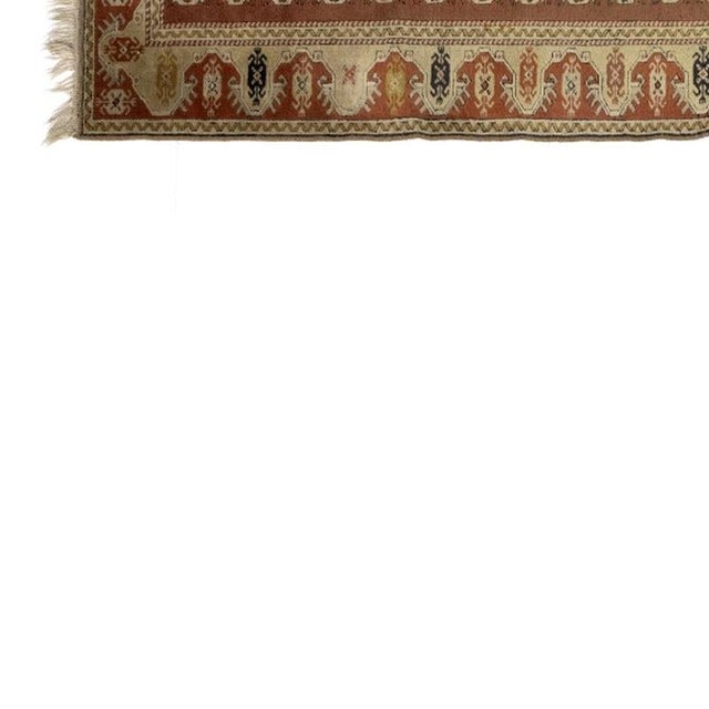 Vintage Turkish Oushak Rug For Sale - Image 3 of 6