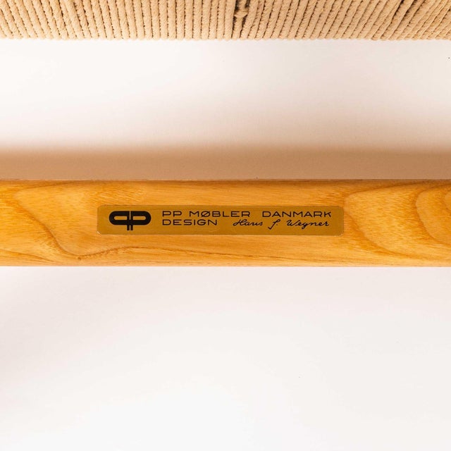 Hans Wegner for PP Møbler PP 209 Chairs in Oiled Oak and Papercord - Set of 4 For Sale - Image 9 of 10