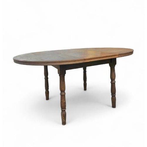 Windsor Wheelback Dining Table and Chairs from Oirschotse Meubelindustrie, 1950s, Set of 7 For Sale - Image 12 of 18