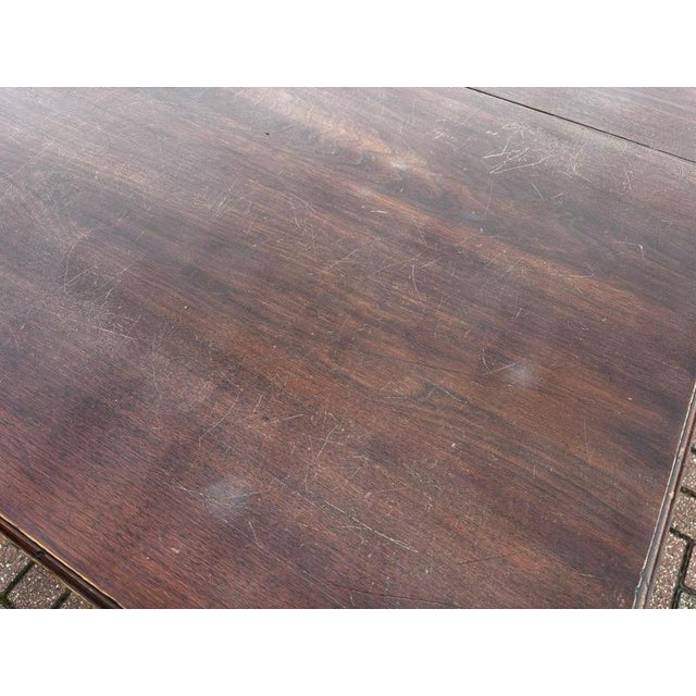 Extending Dining Table & 10 Chairs with 2 Leaves, Set of 11 For Sale - Image 4 of 18