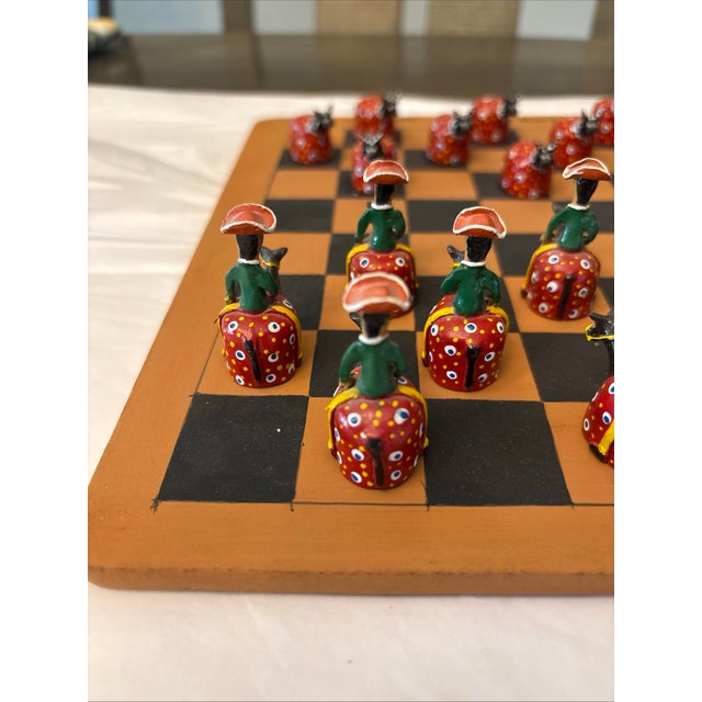 Vintage Brazilian Handmade Checkers Set Made by Vitalino Neto For Sale In Phoenix - Image 6 of 12