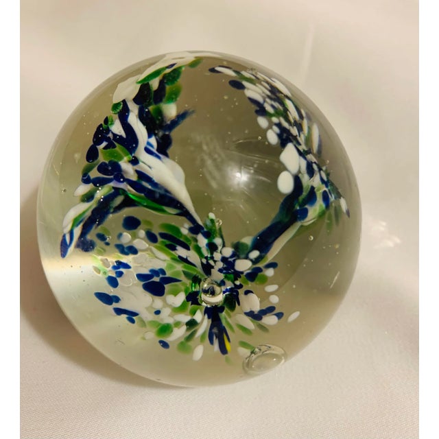 Transparent Murano Paperweights and 2 Other in Murano Style For Sale - Image 8 of 10