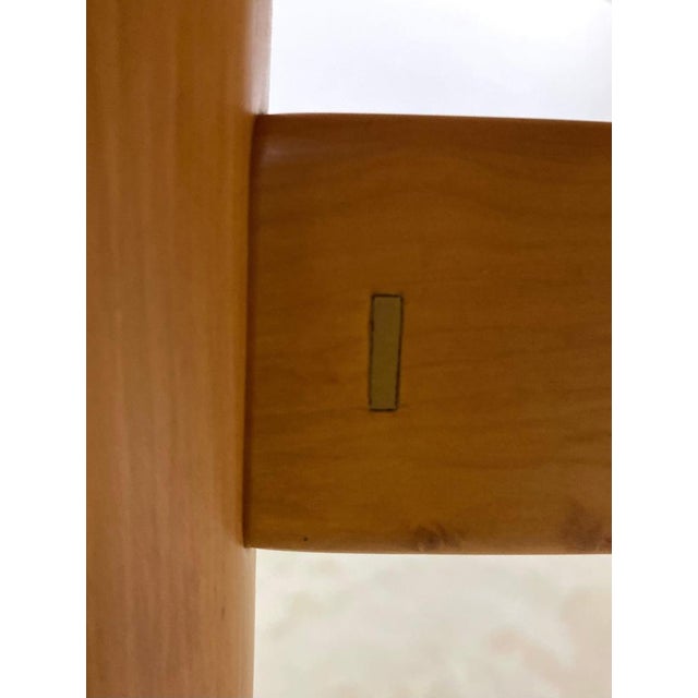 Wood Cleft-Leg Side Table in Ash Wood by Bruno Mathsson for Karl Mathsson, 1960s For Sale - Image 7 of 8