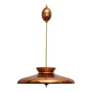 Copper Atomic Pendant Lamp For Sale