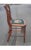 Wood A Pair of Early 20th Century Victorian Style Ladder Back Walnut and Needlepoint Upholstered Seat Side Chairs For Sale - Image 7 of 11
