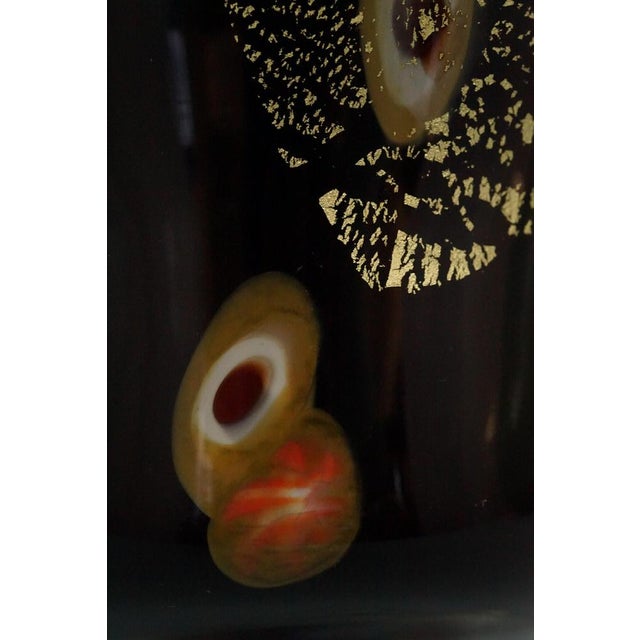 Black Vase in Submerged Glass with Murrine and Gold Leaf by Louis Comfort Tiffany, USA, 1900s For Sale - Image 17 of 18