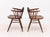1960s George Nakashima Walnut Captain's Armchairs, Pair For Sale - Image 5 of 10