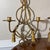 Vintage Pair Brass Rope Tassel Wall Sconces Hollywood Regency Candle Holders For Sale - Image 4 of 9