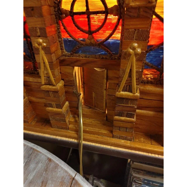 1950s Vintage French Folk Art Church For Sale - Image 4 of 13