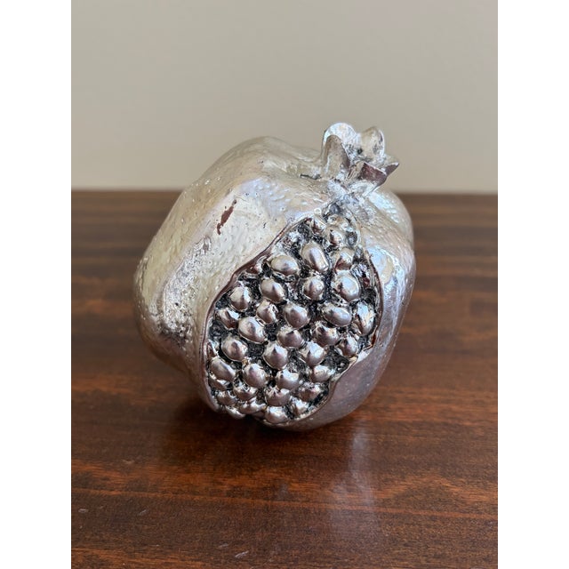 Mid-20th Century Silver Plated Fruit, Set of 5 For Sale - Image 9 of 11