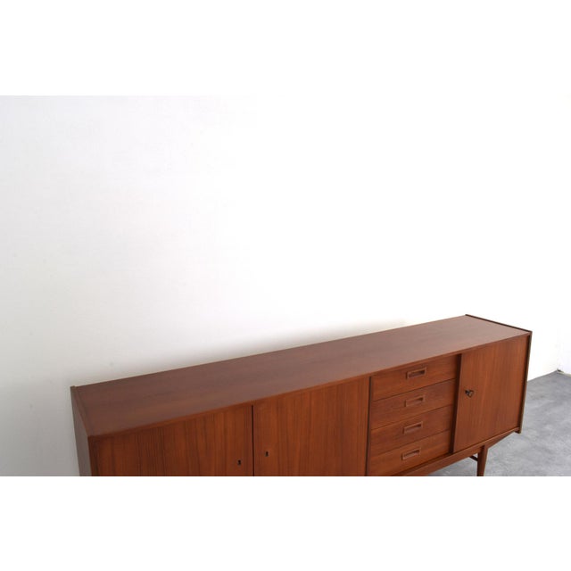 Mid-Century Modern Danish Teak Sideboard, 1960s For Sale - Image 11 of 15