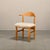 1960s Brutalist Dining Chairs in Oak and Sheepskin from Henning Kjærnulf, Denmark, 1960s, Set of 8 For Sale - Image 5 of 18