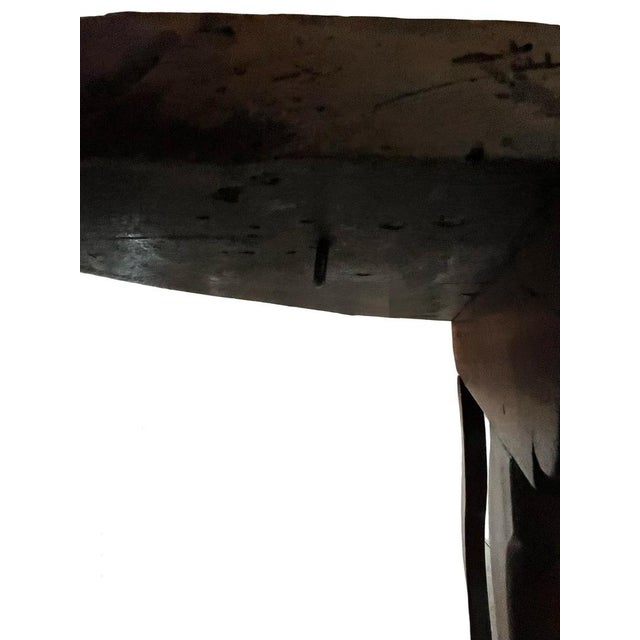 Italian Demi Lune Console Tables in Walnut, Set of 2 For Sale - Image 10 of 18