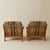 1970s Danish Mid Century Oak Easy Chairs With Wool Cushions, a Pair, 1970's For Sale - Image 5 of 10