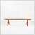 Rustic Rustic Wood Farmhouse Bench with Trestle Legs, 1960s For Sale - Image 3 of 18